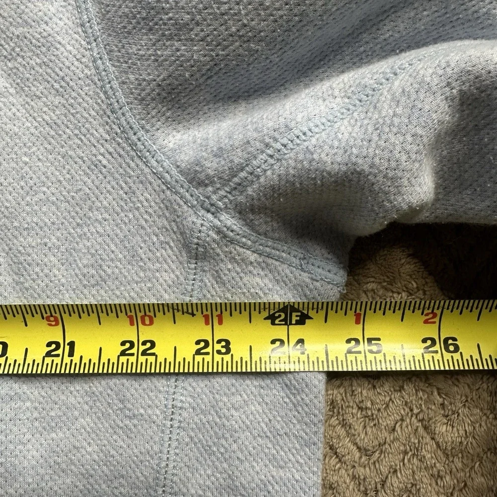 Tommy Bahama 1/4 Snap Cotton Mock‎ Neck Pullover Sweater Mens Sky Light Blue